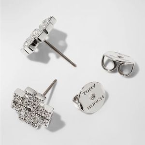 Tory Burch Kira Pave Stud Earrings